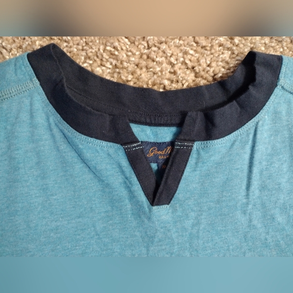 Good Man Brand Blue Casual Shirt NWT - Picture 2 of 8